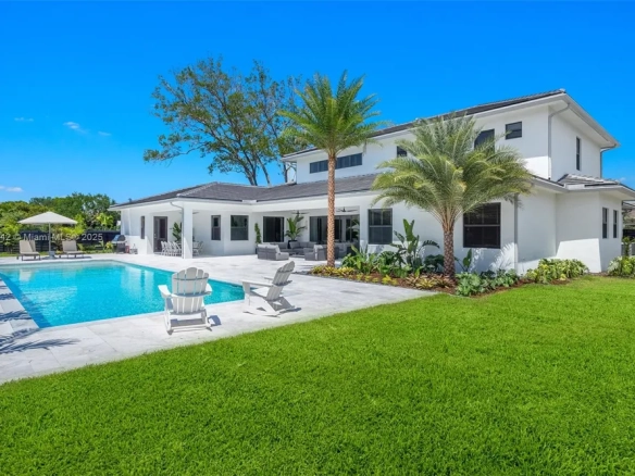 Villa a Miami con piscina e palestra