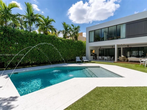 Villa con piscina e palestra a Miami